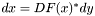 $dx = DF(x)^*dy$