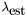 $\lambda_{\mbox{est}}$